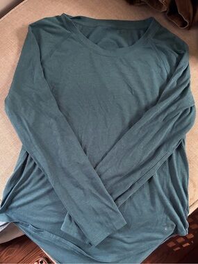 Under Armour Women's Long Sleeve Tee Teal Green